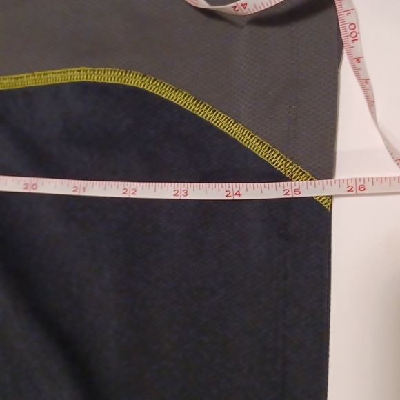 Columbia omni wick advance evaporation tee black grey(gray) and yellow - Picture 10 of 11